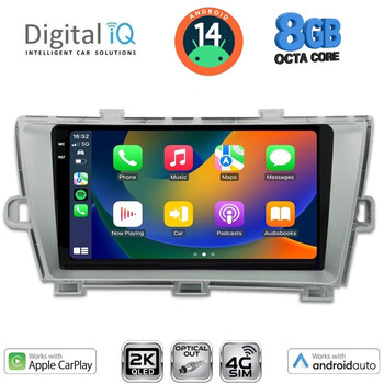 DIGITAL IQ BXK 20726_CPAA (9inc) MULTIMEDIA TABLET for TOYOTA PRIUS mod. 2009-2015
