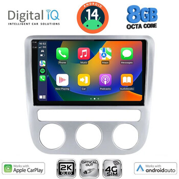 DIGITAL IQ BXK 20752_CPAA CLIMA (9inc) MULTIMEDIA TABLET for VW EOS mod. 2006> - SCIROCCO mod. 2008-2014