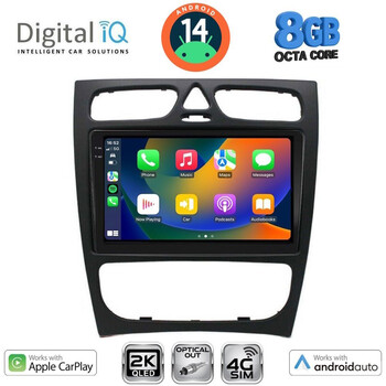 DIGITAL IQ BXK 20402_CPAA (9inc) MULTIMEDIA TABLET for MERCEDES C (W203) mod. 1999-2004