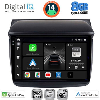 DIGITAL IQ BXK 20436_CPAA (9inc) MULTIMEDIA TABLET for MITSUBISHI L200 mod. 2006-2015