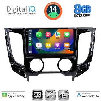 DIGITAL IQ BXK 20437_CPAA A/C (9inc) MULTIMEDIA TABLET for MITSUBISHI L200 mod. 2015> με A/C
