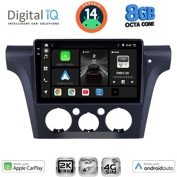 DIGITAL IQ BXK 20441_CPAA CLIMA (10inc) MULTIMEDIA TABLET for MITSUBISHI OUTLANDER mod. 2001-2005 with CLIMA