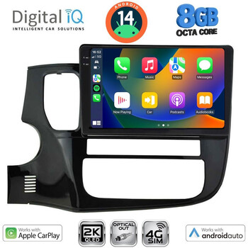 DIGITAL IQ BXK 20443_CPAA (10inc) MULTIMEDIA TABLET for MITSUBISHI OUTLANDER mod. 2013-2020