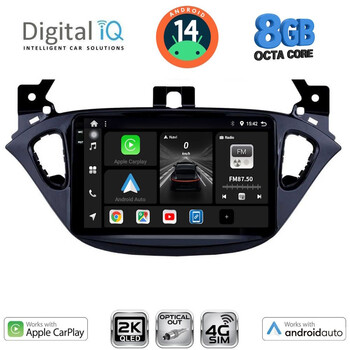 DIGITAL IQ BXK 20486_CPAA (9inc) MULTIMEDIA TABLET for OPEL ADAM - CORSA E  mod. 2014-2021