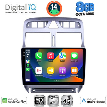 DIGITAL IQ BXK 20512_CPAA (9inc) MULTIMEDIA TABLET for PEUGEOT 307 mod. 2001-2008