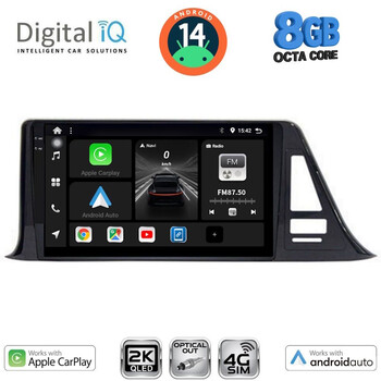 DIGITAL IQ BXK 20709_CPAA (9inc) MULTIMEDIA TABLET for TOYOTA CH-R mod. 2017>