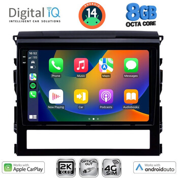 DIGITAL IQ BXK 20725_CPAA (9inc) MULTIMEDIA TABLET for TOYOTA LANDCRUISER mod. 2016-2019