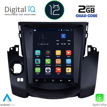 DIGITAL IQ BX 2969_CPA TESLA STYLE for TOYOTA RAV 4 mod. 2006-2012
