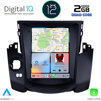 DIGITAL IQ BX 2969_CPA TESLA STYLE for TOYOTA RAV 4 mod. 2006-2012