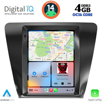 DIGITAL IQ BXF 6917_CPAA TESLA STYLE for SKODA OCTAVIA 7 mod. 2013-2020