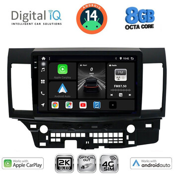 DIGITAL IQ BXK 20434_CPAA (10inc) MULTIMEDIA TABLET for MITSUBISHI LANCER mod. 2008>