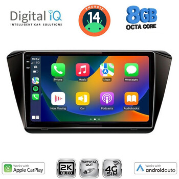 DIGITAL IQ BXK 20605_CPAA (10inc) MULTIMEDIA TABLET for SKODA SUPERB mod. 2015>