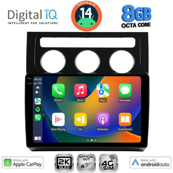 DIGITAL IQ BXK 20767_CPAA CLIMA (10inc) MULTIMEDIA TABLET for VW TOURAN mod. 2003-2010