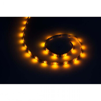 LED0095 . Ταινία LED 1m Κίτρινη Αδιάβροχη (30x5050SMD) 12V VIPOW