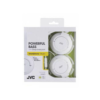JVC0096 . Ακουστικά JVC με μικρόφωνο HAS-R185WE