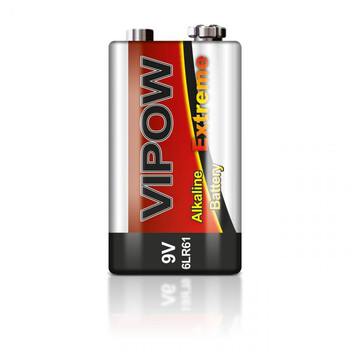 BAT0092B . Αλκαλική μπαταρία 9V 6LR61 VIPOW EXTREME