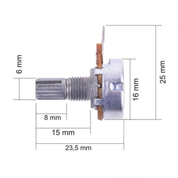 DM-0063 . Ποτενσιόμετρο 50KΩ linear