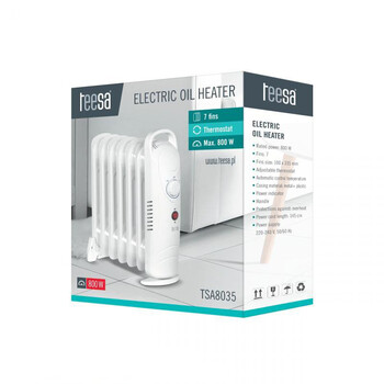 TSA8035 . Ηλεκτρική Θερμάστρα Λαδιού TEESA 800W