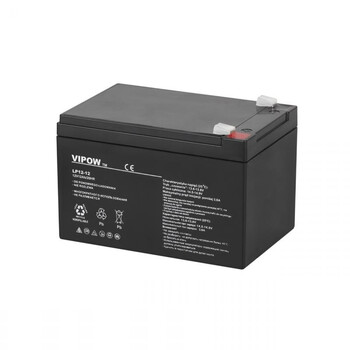 BAT0216 . Μπαταρία μολύβδου 12V 12Ah 152x99x96 VIPOW