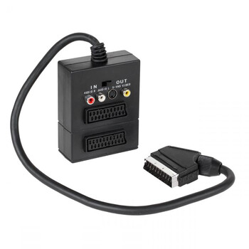 MC02-0843 . SCART σε 2xSCART + 3RCA + SVHS με διακόπτη