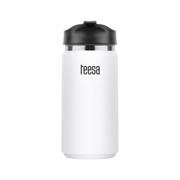 TSA0006 . Θερμός ποτήρι TEESA 350ml λευκό