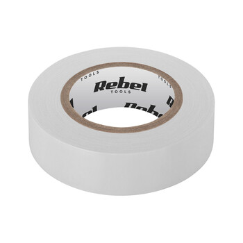 NAR0430 . Μονωτική ταινία REBEL (0,13mmx19mm) 9m λευκή