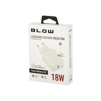 DM-76-004 . Φορτιστής με υποδοχή USB-C PD3.0 18W BLOW