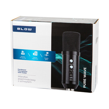 DM-33-051 . Μικρόφωνο πυκνωτικό με βάση Pure Wave BLOW