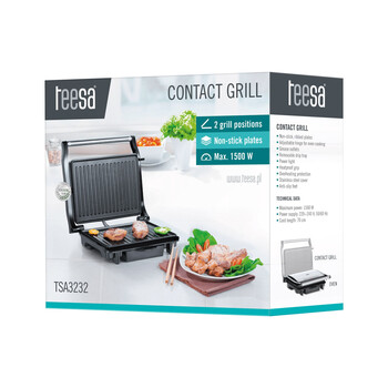 TSA3232 . Ηλεκτρική Σχάρα 1500W TEESA