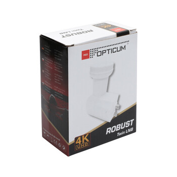 DM-0626 . LNB OPTICUM TWIN RED ROBUST 0,1 db