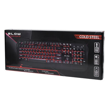 DM-84-214 . Πληκτρολόγιο BLOW COLD STEEL με οπίσθιο φωτισμό LED