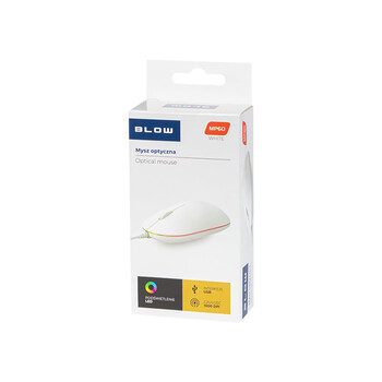 MP-60W . Ποντίκι BLOW MP-60 USB λευκό