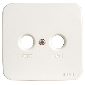 IKU-2490 . IKUSI PBT-480 coverplate tv-rd