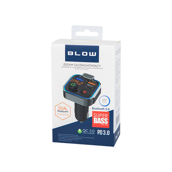 DM-74-166 . Πομπός FM Bluetooth 5.1 + QC3.0 BLOW