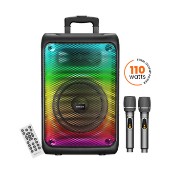 SONICGEAR RGB HDA KARAOKE SPEAKER 110W HYPERBOX 1200 PRO BLACK