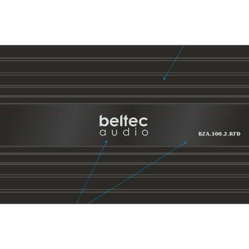 Bza.300.2.rfd 310w X2ch 4ohms Stereo 14,4v Input
570w X2ch 2ohms Stereo 14,4v Input
1020w X1ch 4ohms Bridged 14.4 Input