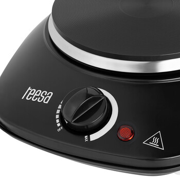 TSA0201 . Επιτραπέζια ηλεκτρική εστία μονή 1000W Teesa