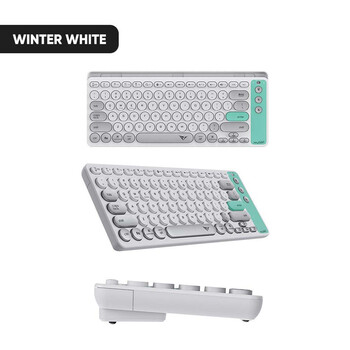 ALCATROZ MULTI DEVICE RECH KEYBOARD BT & 2.4G AIRDOCK 2 WINTER WHT