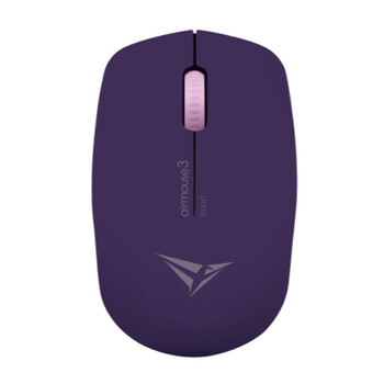 ALCATROZ WIRELESS LONGLASTING SILENT MOUSE AUBERGINE