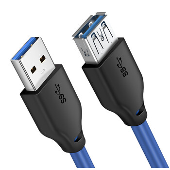 CABLETIME καλώδιο προέκτασης USB 3.0 CT-C160-U3-AMAF, 5Gbps, 1m, μπλε