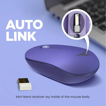 ALCATROZ WIRELESS MOUSE AIRMOUSE V LAVENDER 1200DPI