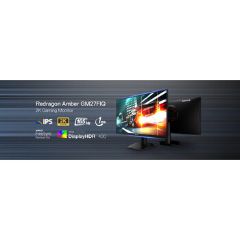 Gaming Monitor - Redragon GM27X5QIPS 27" 144hz/165HZ IPS 2K