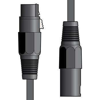 XF-XM150BK Καλώδια Μικροφώνου XLR Female - XLR Male 1.5m (Τεμάχιο)