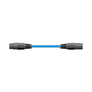 XF-XM150BL Καλώδιο Μικροφώνου XLR Female - XLR Male 1,5m Μπλε (Τεμάχιο)