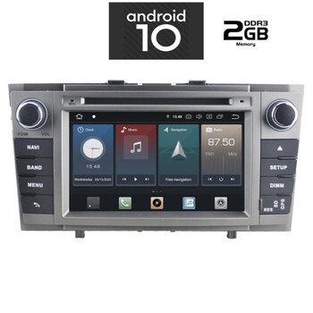 DIGITAL IQ X227M_GPS (7'' DVD).      MULTIMEDIA  OEM  TOYOTA AVENSIS mod. 2009&gt;
ANDROID 11
CPU: MTK A9  1.3Ghz | Quad Core
RAM DDR3: 2GB | NAND FLASH: 32GB


SUPPORTS STEERING WHEEL COMMANDS
*Διατίθεται σε ασημί χρώμα