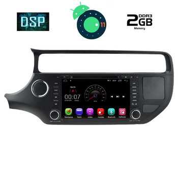 DIGITAL IQ X269M_GPS (8'' DVD).      MULTIMEDIA OEM  KIA RIO mod. 2015-2017 – ANDROID 11  R  - CPU : MTK A9  1.3Ghz - Quad core - RAM DDR3 : 2GB - NAND FLASH : 32GB