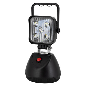 GloboStar® 79036 Φορητός Επαναφορτιζόμενος Προβολέας Εργασίας LED CREE XML2-T6 Chip 25W 2500lm με 3 Modes & με Καλώδιο Φόρτισης για Αυτοκίνητο & Πρίζας IP54 Ψυχρό Λευκό 6000K
