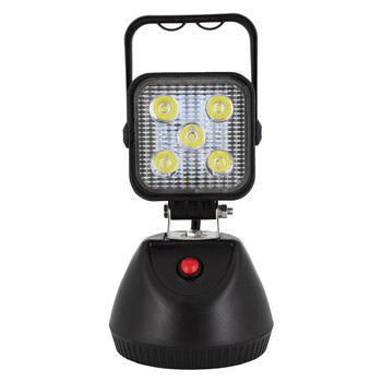 GloboStar® 79036 Φορητός Επαναφορτιζόμενος Προβολέας Εργασίας LED CREE XML2-T6 Chip 25W 2500lm με 3 Modes & με Καλώδιο Φόρτισης για Αυτοκίνητο & Πρίζας IP54 Ψυχρό Λευκό 6000K