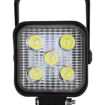 GloboStar® 79036 Φορητός Επαναφορτιζόμενος Προβολέας Εργασίας LED CREE XML2-T6 Chip 25W 2500lm με 3 Modes & με Καλώδιο Φόρτισης για Αυτοκίνητο & Πρίζας IP54 Ψυχρό Λευκό 6000K