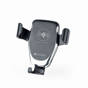 LAMTECH CAR HOLDER WITH QI WIRELESS CHARGER 10W